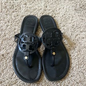 Tory Burch Black Miller Sandals